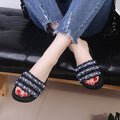 European style women's summer fashion slides - new 2024 flat beach sandals - thong sandals - women's slides