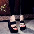 2025 high heel platform slide sandals - women's fashionable thick-soled outdoor sandals, trendy beach shoes
