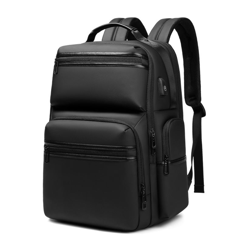 Outward alk  explosion, business backpack Oxford cloth backpack men's large-capacity travel multi-function computer bag