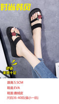 Women's outerwear sandals & slippers - 2024 summer new arrivals: high-heeled slip-on wedge sandals, rhinestone pineapple open-toe sandals - dropshipping available