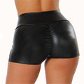 Amazon  hot style sexy nightclub hot pants leather shorts for women cross-border women's clothing honey sexy peach butt shorts