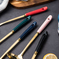 Chaobai source factory stainless steel spoon soup drain emerald ceramic stainless steel kitchen for home hot pot spoon colander