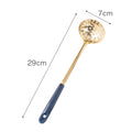 Chaobai source factory stainless steel spoon soup drain emerald ceramic stainless steel kitchen for home hot pot spoon colander