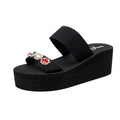 2025 high heel platform slide sandals - women's fashionable thick-soled outdoor sandals, trendy beach shoes