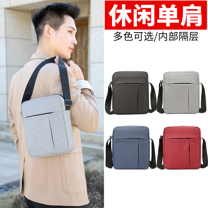 Feisha shoulder bag men's and women's messenger bag Oxford cloth sports bag casual trendy canvas student men's small bag wholesale