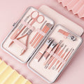 High-quality stainless steel nail clipper set for manicures and pedicures. professional-grade nail scissors and nail art tools. wholesale set includes complete nail clippers and nail tips