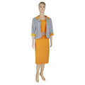 European and american cross-border e-commerce african plus size women's two-piece skirt set,   suit jacket dress