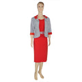 European and american cross-border e-commerce african plus size women's two-piece skirt set,   suit jacket dress
