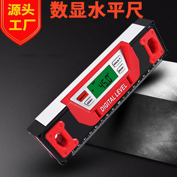 Source Manufacturer Wholesale Electronic Level Ruler Angle Measurement Digital Display Slope Meter German Inclinometer Small Balance Ruler