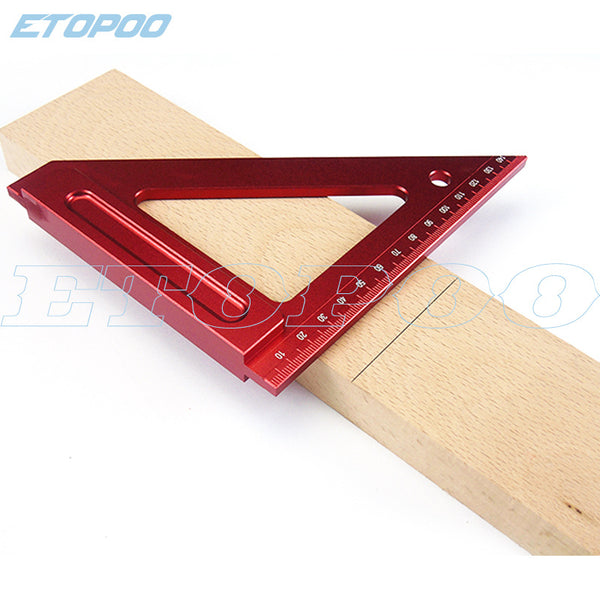 HUOTO aluminum triangle ruler, woodworking scribing ruler, square ruler, height ruler, woodworking scribing device