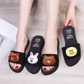 2024 new women's open-toe slippers - outdoor wear, platform, cartoon design, flat heel, soft sole, thong sandals - dropshipping available