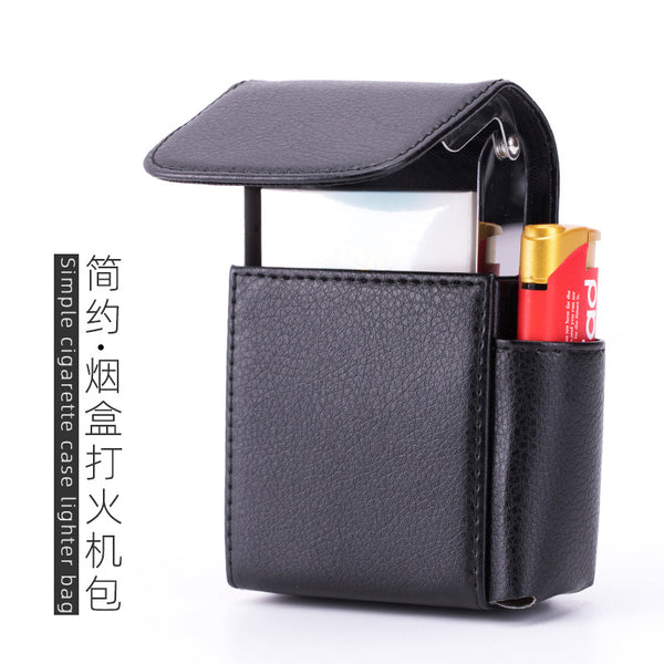 Wholesale crocodile leather with lighter cigarette bag, creative enlarged business card box, a box of cigarette packaging cigarette case