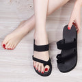 slippers women's summer outwear student k-style flip-flops fashionpure color flip-flops wedge heel thick sole manufacturer dropshipping