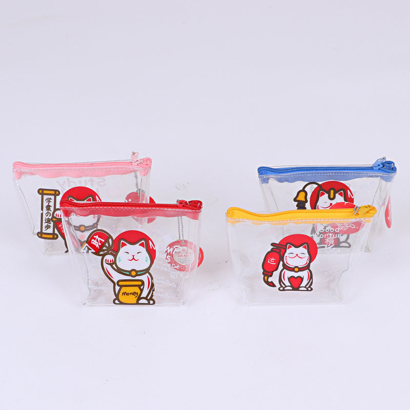 Spot PVC plastic tote bag, transparent gift bag, plastic bag, PVC exquisite gift packaging bag manufacturer