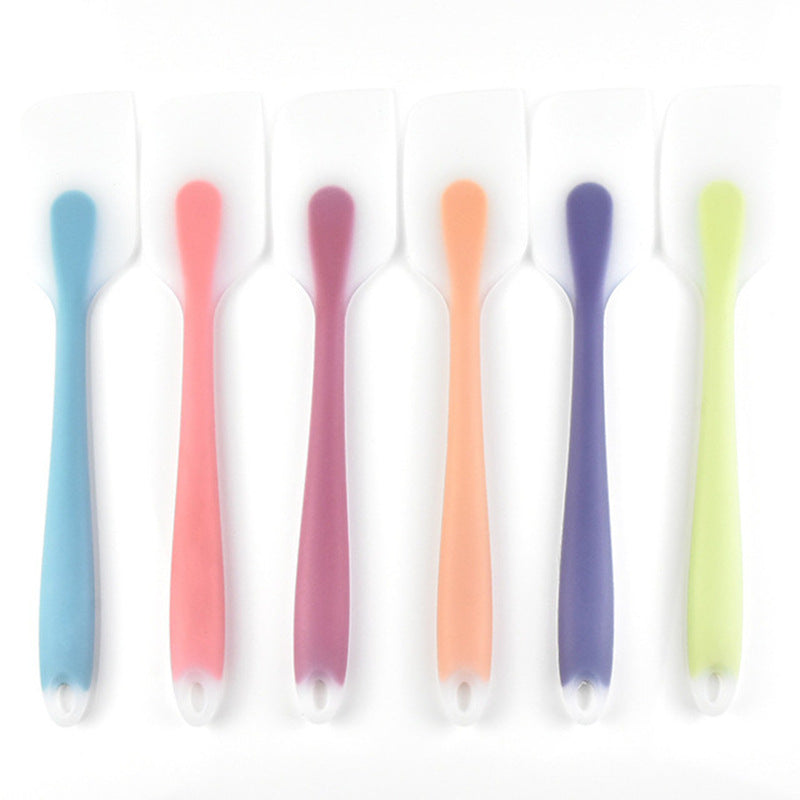 Free shipping silicone large baking integrated cake cream spatula spatula scraper stirring tool scraper semi-transparent color