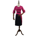 supply   african plus size women's clothing bell sleeves color matching dress one piece dropshipping