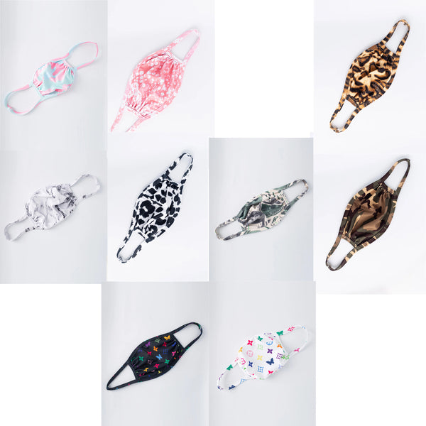 H117 European and American classic printing mini decorative casual dust mask