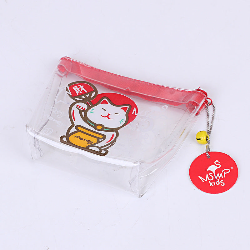 Spot PVC plastic tote bag, transparent gift bag, plastic bag, PVC exquisite gift packaging bag manufacturer