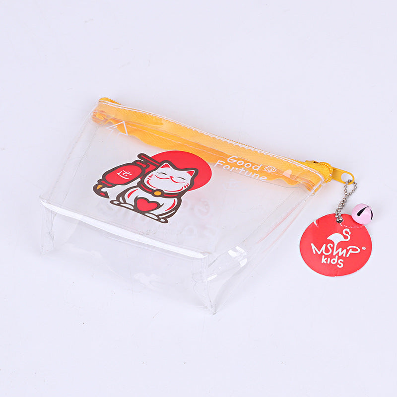 Spot PVC plastic tote bag, transparent gift bag, plastic bag, PVC exquisite gift packaging bag manufacturer
