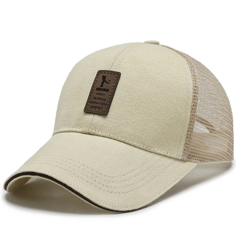 Baseball Cap Fashion Breathable Mesh Cap Sunscreen Cap Outdoor Fishing Sports Cap Korean Version Casual Versatile Sun Cap