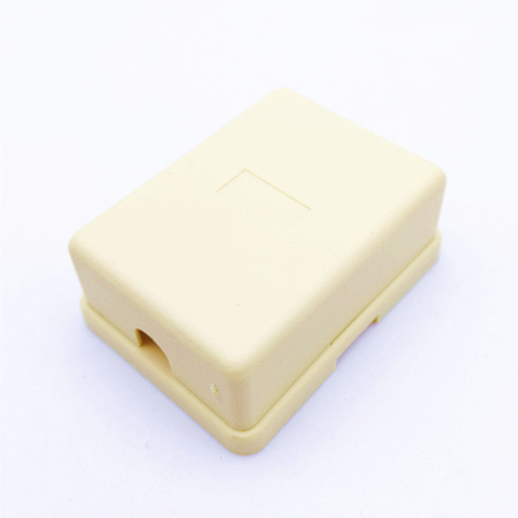 Factory direct sales telephone junction box, one point 1 telephone line junction box, single hole telephone line junction box 1 connection 1 plug