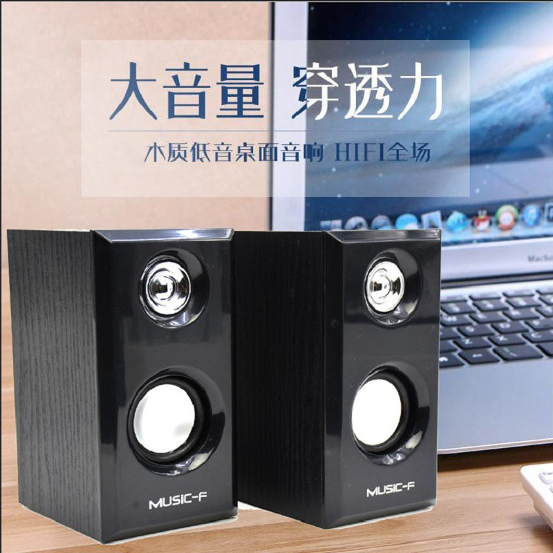 Yu times neutralexport sales speaker 2.0 wooden speaker usb computer small speaker laptop speaker