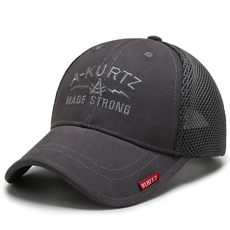 Baseball Cap Outdoor Shade Sunscreen Cap Mesh Baseball Cap Fashion Versatile Breathable Sports Hat Cap Wholesale