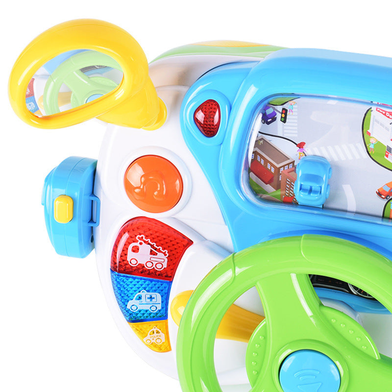Polaroid 1712 Music Simulation Cab Baby Multifunctional Game Table 1-3 Years Old Enlightenment Steering Wheel Learning Table