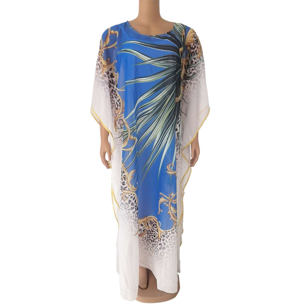 sourcing: african plus-size women's clothing -  &  - printed pullover loose-fit dresses - dropshipping available