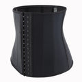 Wholesale popular sports corset belt 13 steel bones long perforated rubber corset latex shapewear factory personalized