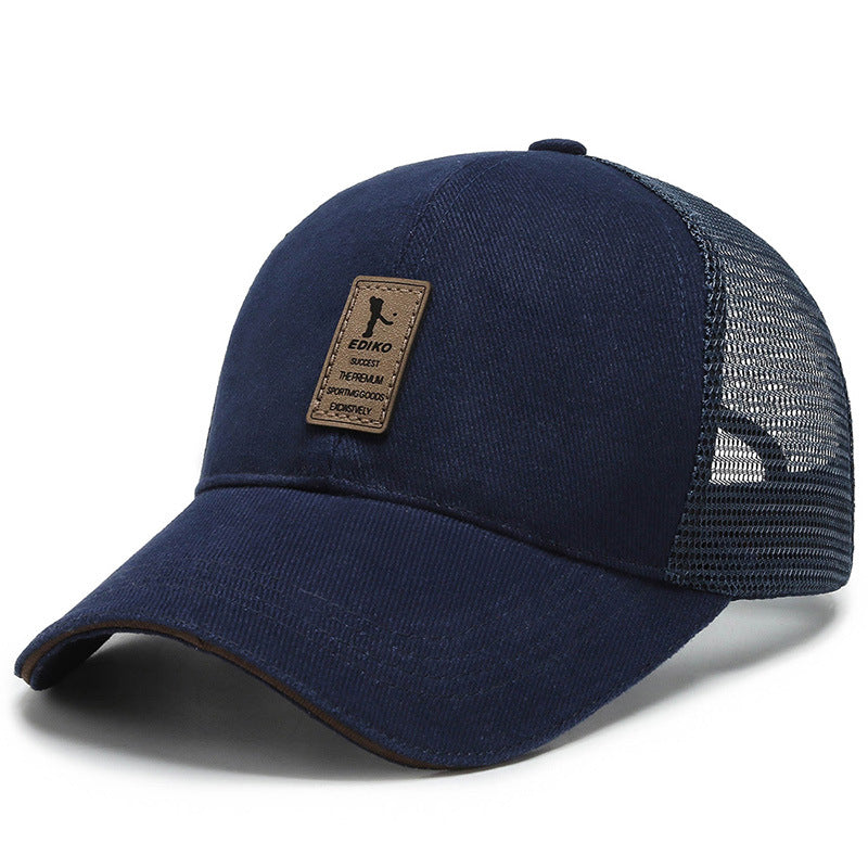 Baseball Cap Fashion Breathable Mesh Cap Sunscreen Cap Outdoor Fishing Sports Cap Korean Version Casual Versatile Sun Cap