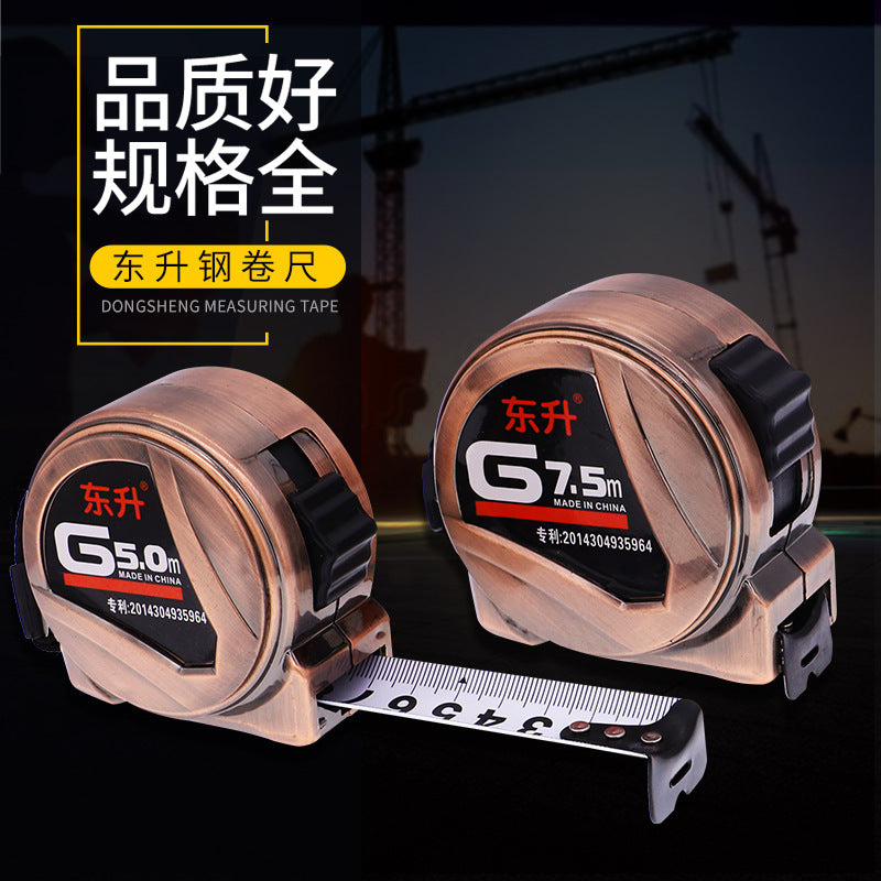 Box measure, steel tape measure Portable 5 meters High-precision tape measure 3 meters 7.5 meters 10 meters Thickened, hard, wear-resistant, drop-proof and waterproof