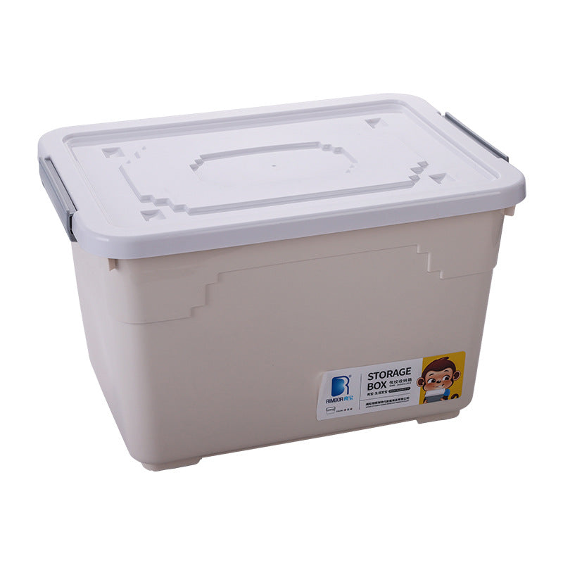 Organize storage box Large plastic children's toy storage box Desktop Japanese multi-functional clothes Moisture-proof storage box