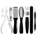 Factory in stock 10-in-1 foot file, foot scraper, foot scraper, foot stone, dead skin remover, pedicure planer set