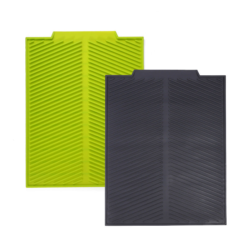 hot-selling silicone drain mat, fruit and vegetable bowl and plate drain mat, non-slip storage mat small size
