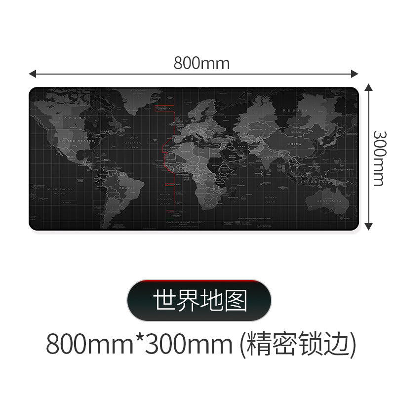 Large mouse pad, extra large rubber desk mat, non-slip keyboard pad, cartoon gaming desk mat, computer accessories