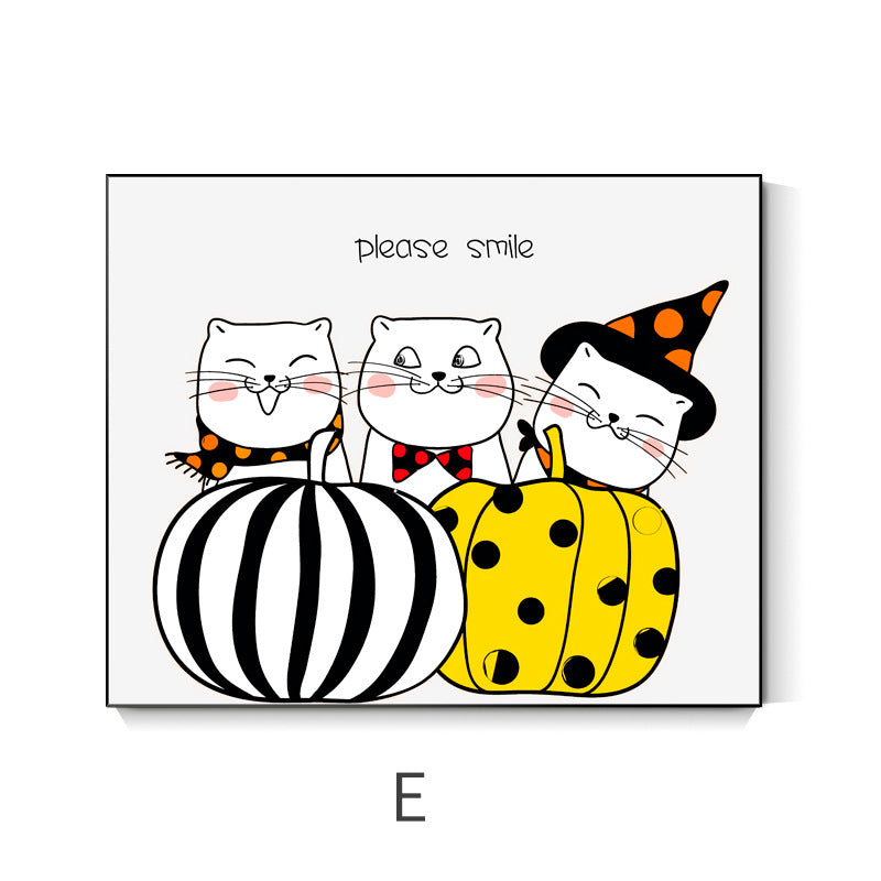 Nordic style push-pull meter box decorative painting free punching meter box hanging painting advanced sense blocking power supply entrance hanging painting