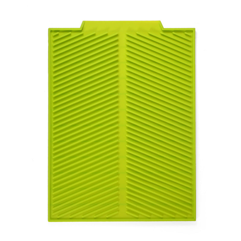 hot-selling silicone drain mat, fruit and vegetable bowl and plate drain mat, non-slip storage mat small size