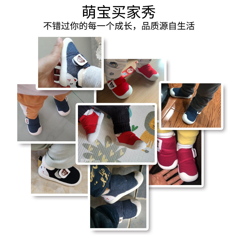 autumn collection: new fall toddler shoes for baby girls (0-1-3 years) - soft cloth spring/autumn first walker shoes for baby boys