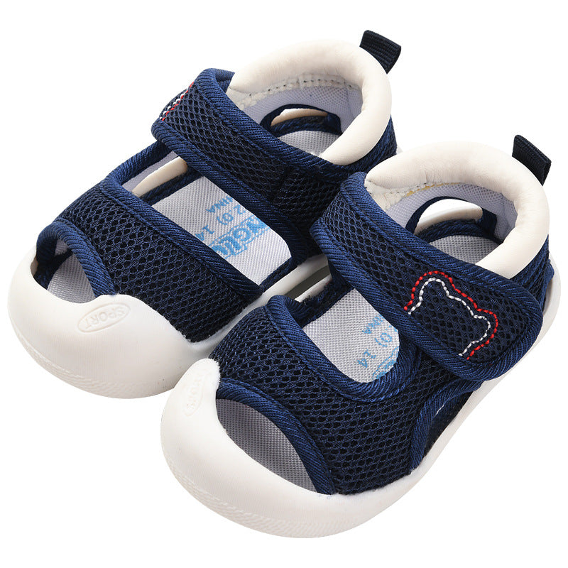Baby sandals & first walker shoes - summer soft sole, ages 0-1-3 years, mesh infant toddler shoes, anti-slip for boys & girls