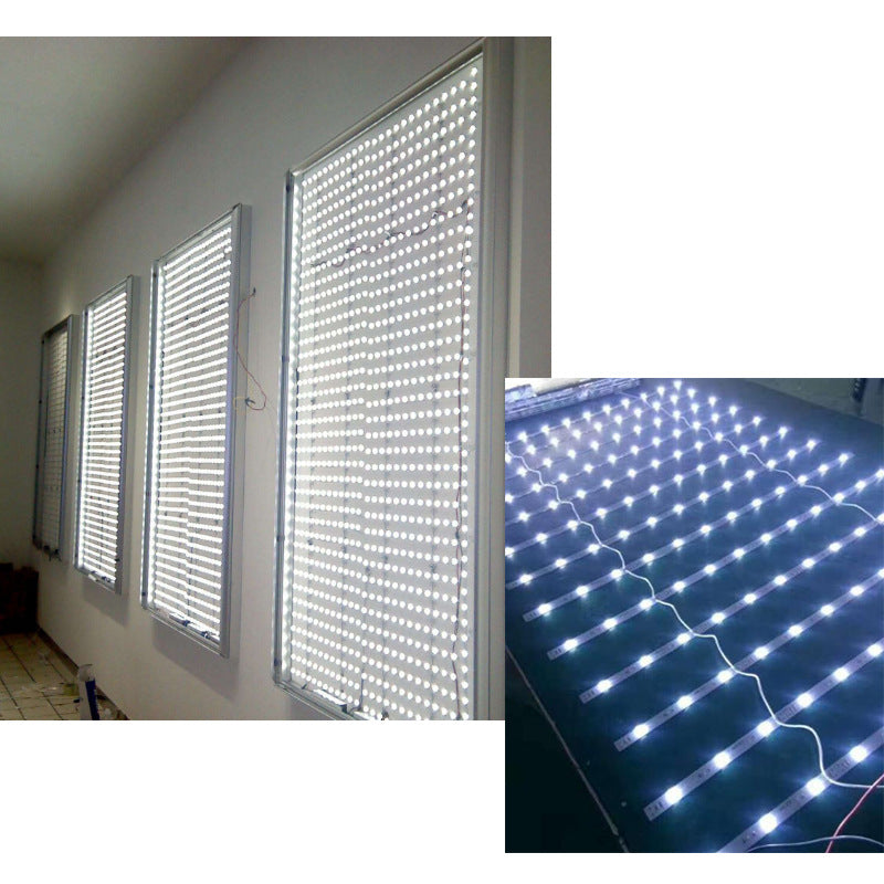LED light source diffuse reflection light strip low voltage light strip waterproof lens ultra-thin advertising light box display cabinet hard light strip