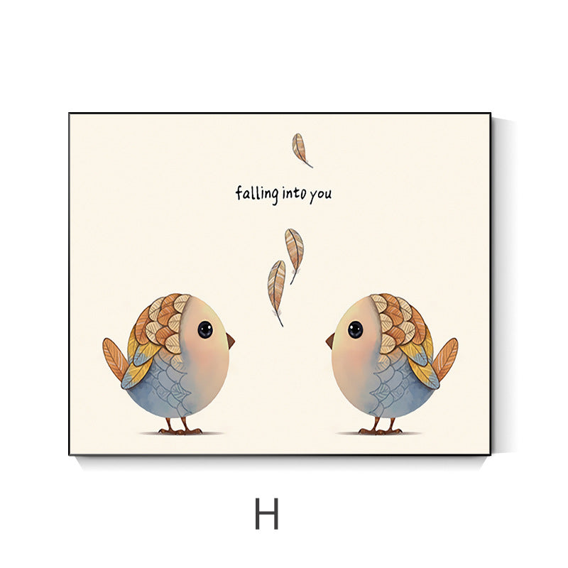 Nordic style push-pull meter box decorative painting free punching meter box hanging painting advanced sense blocking power supply entrance hanging painting