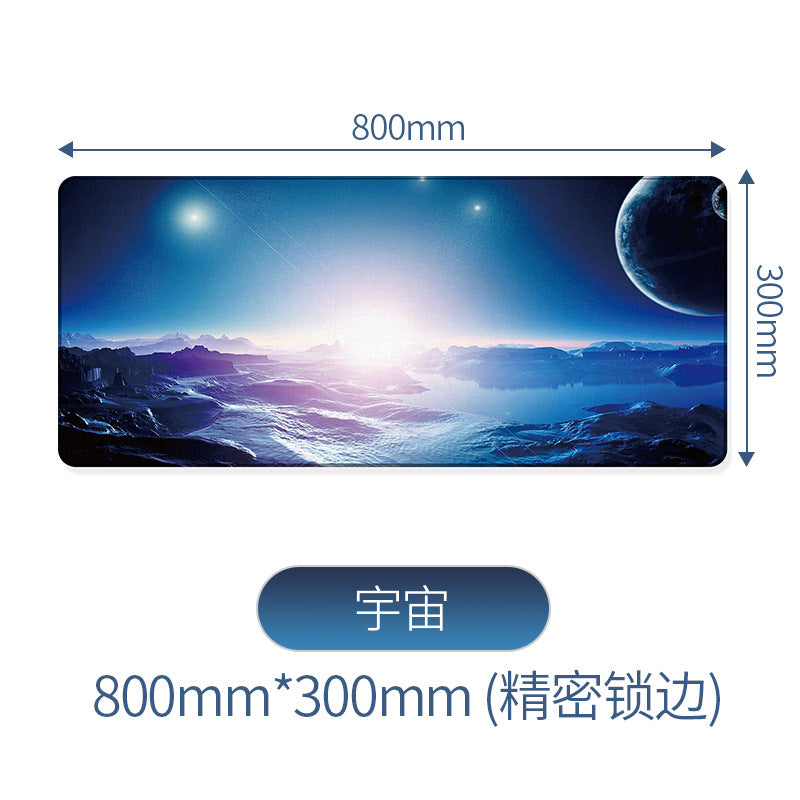 Large mouse pad, extra large rubber desk mat, non-slip keyboard pad, cartoon gaming desk mat, computer accessories