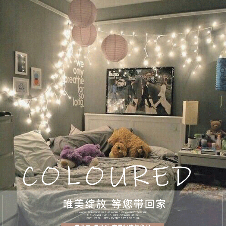 LED lantern string Indoor and outdoor Gypsy lanterns Festival custom decorative lights Outdoor lighting project flash lights