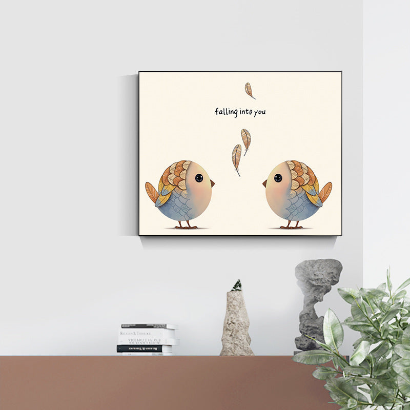 Nordic style push-pull meter box decorative painting free punching meter box hanging painting advanced sense blocking power supply entrance hanging painting