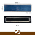 Ceramic kiln sushi plate flat cake dessert plate sashimi chicken wings long plate cold dish flat plate kiln glaze