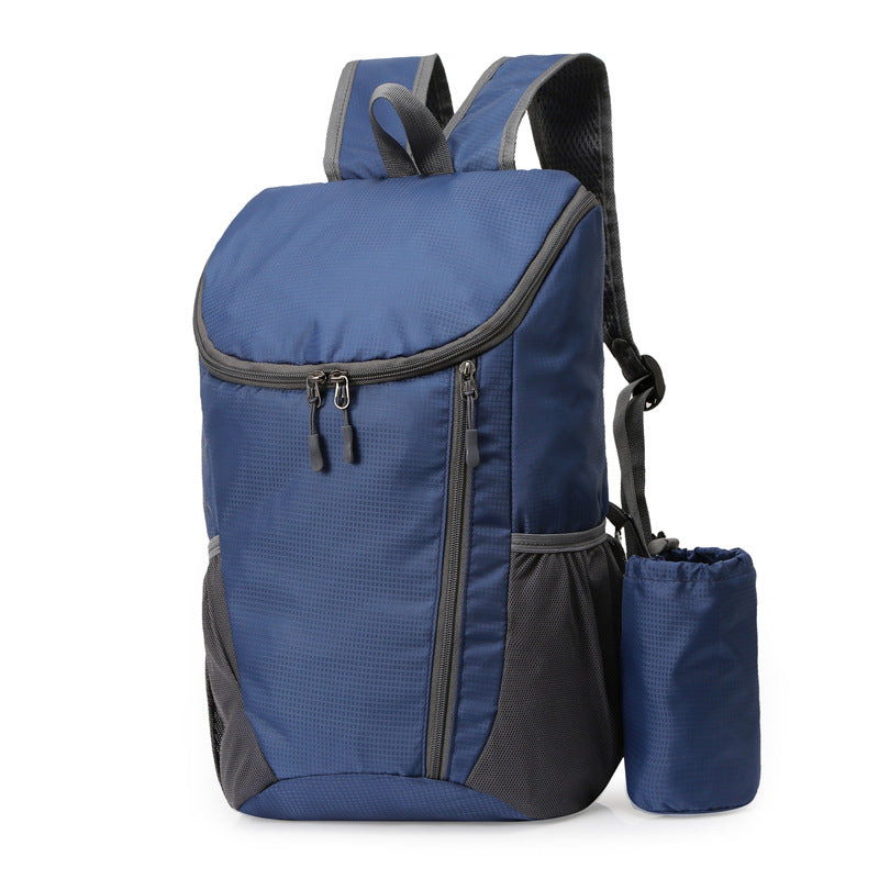 Cross-border new backpack large-capacity folding bag lightweight waterproof outdoor bag travel sports backpack can print logo