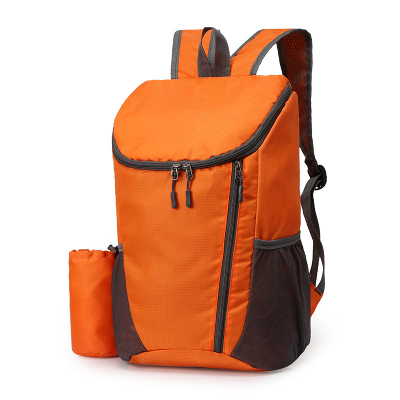 Cross-border new backpack large-capacity folding bag lightweight waterproof outdoor bag travel sports backpack can print logo