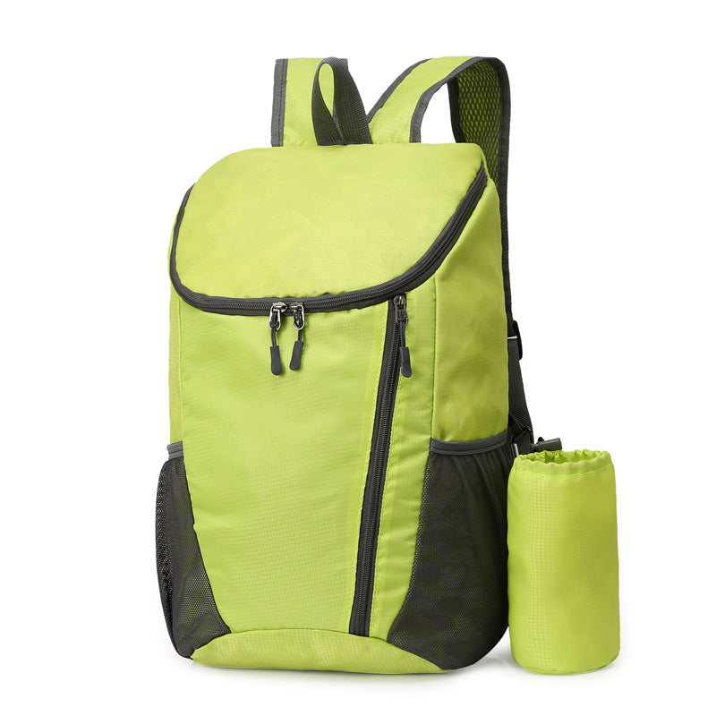 Cross-border new backpack large-capacity folding bag lightweight waterproof outdoor bag travel sports backpack can print logo