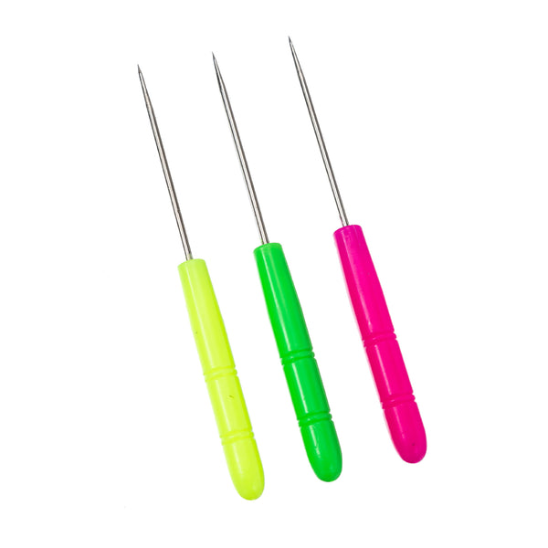 Plastic awl, handmade awl needle, pinhole drill leather sewing tool, tailor tool, color mixing